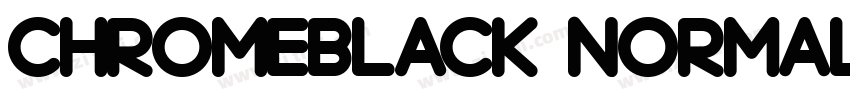 ChromeBlack Normal字体转换